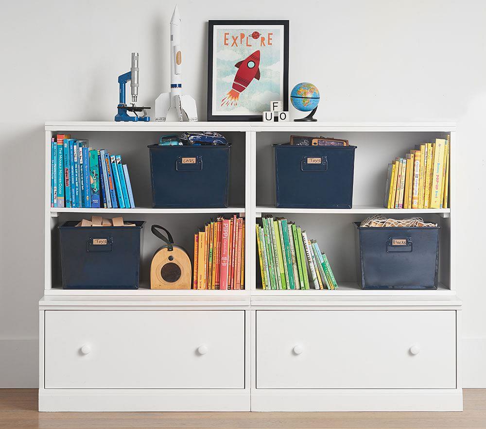 Cameron 2 Bookcase Cubby and 2 Drawer Base